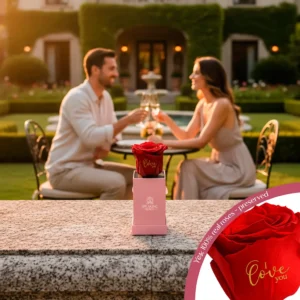 SOVELLE XXS – I LOVE YOU - PERSONALIZED ROSE - 100% REAL (PRESERVED-ETERNAL)